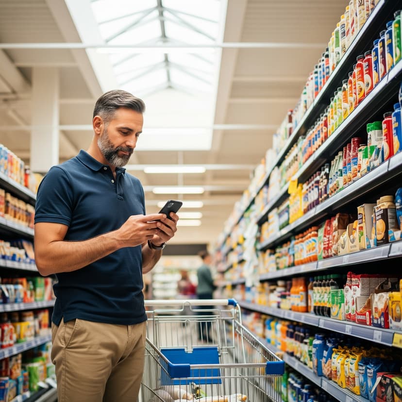 Supermarket offers interface